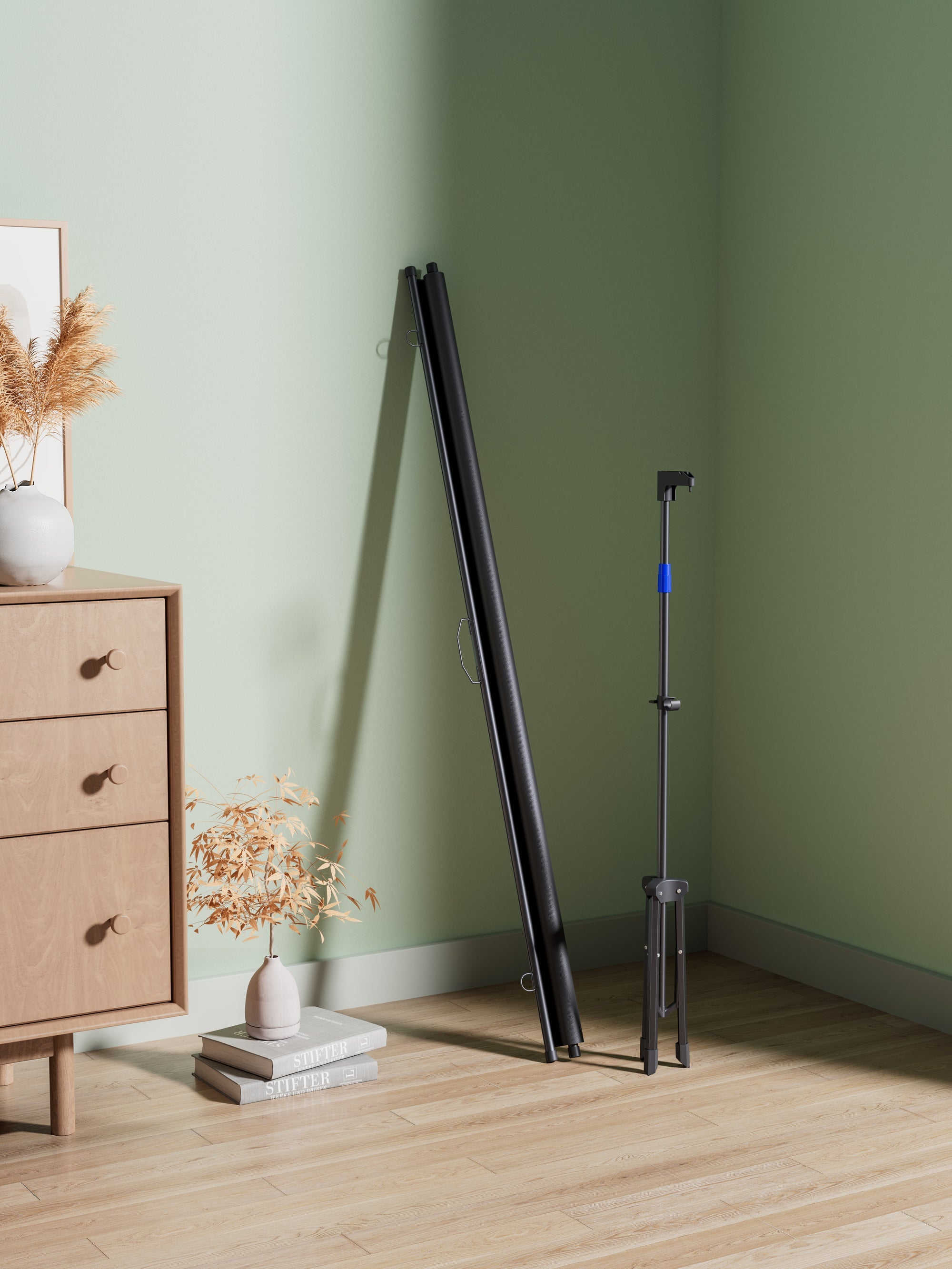 2-in-1 Projector Stand Screen YS-100D